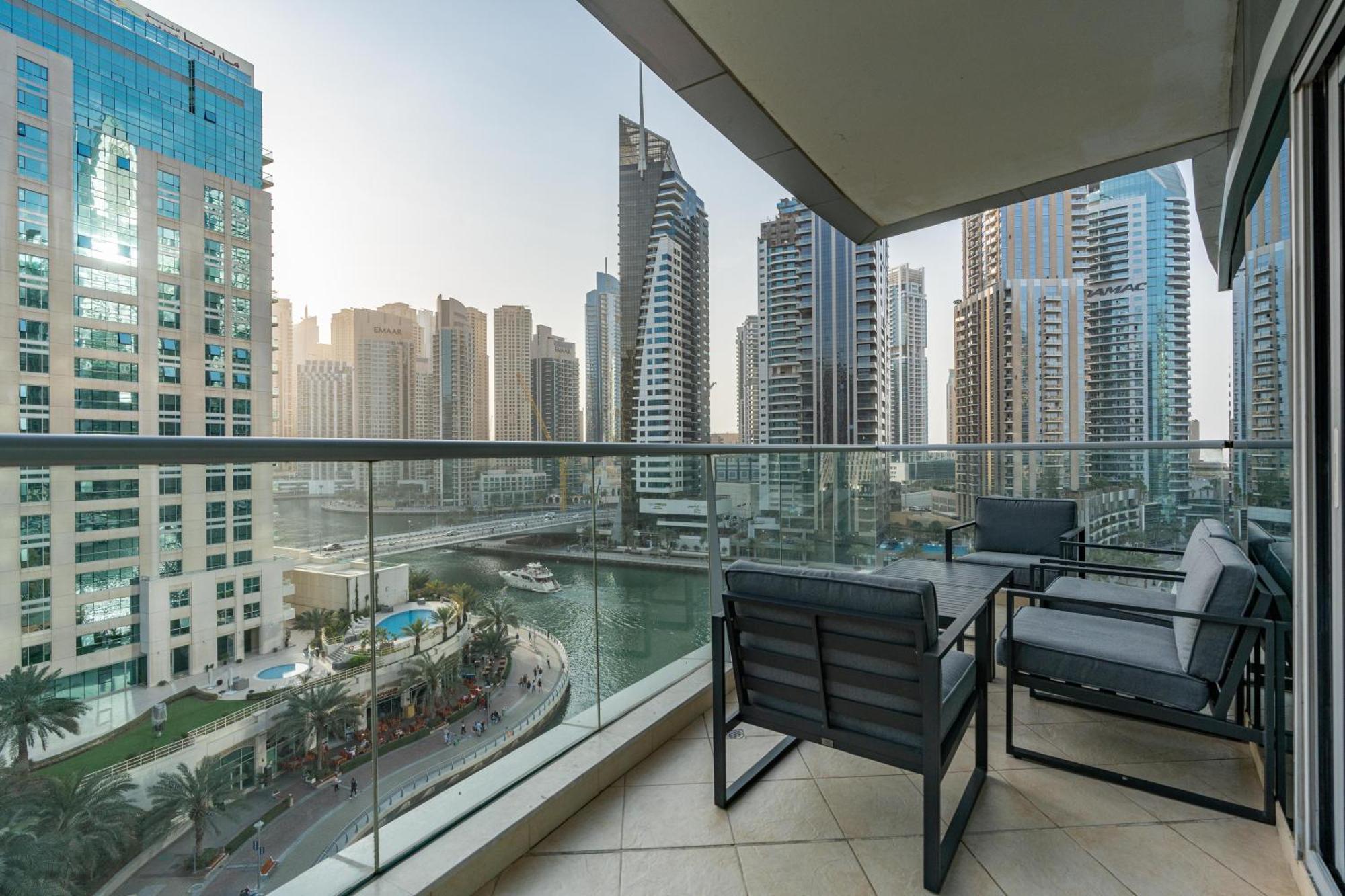 Vacay Lettings - Full Marina View 3 Bedroom Plus Maid Room Дубай Экстерьер фото