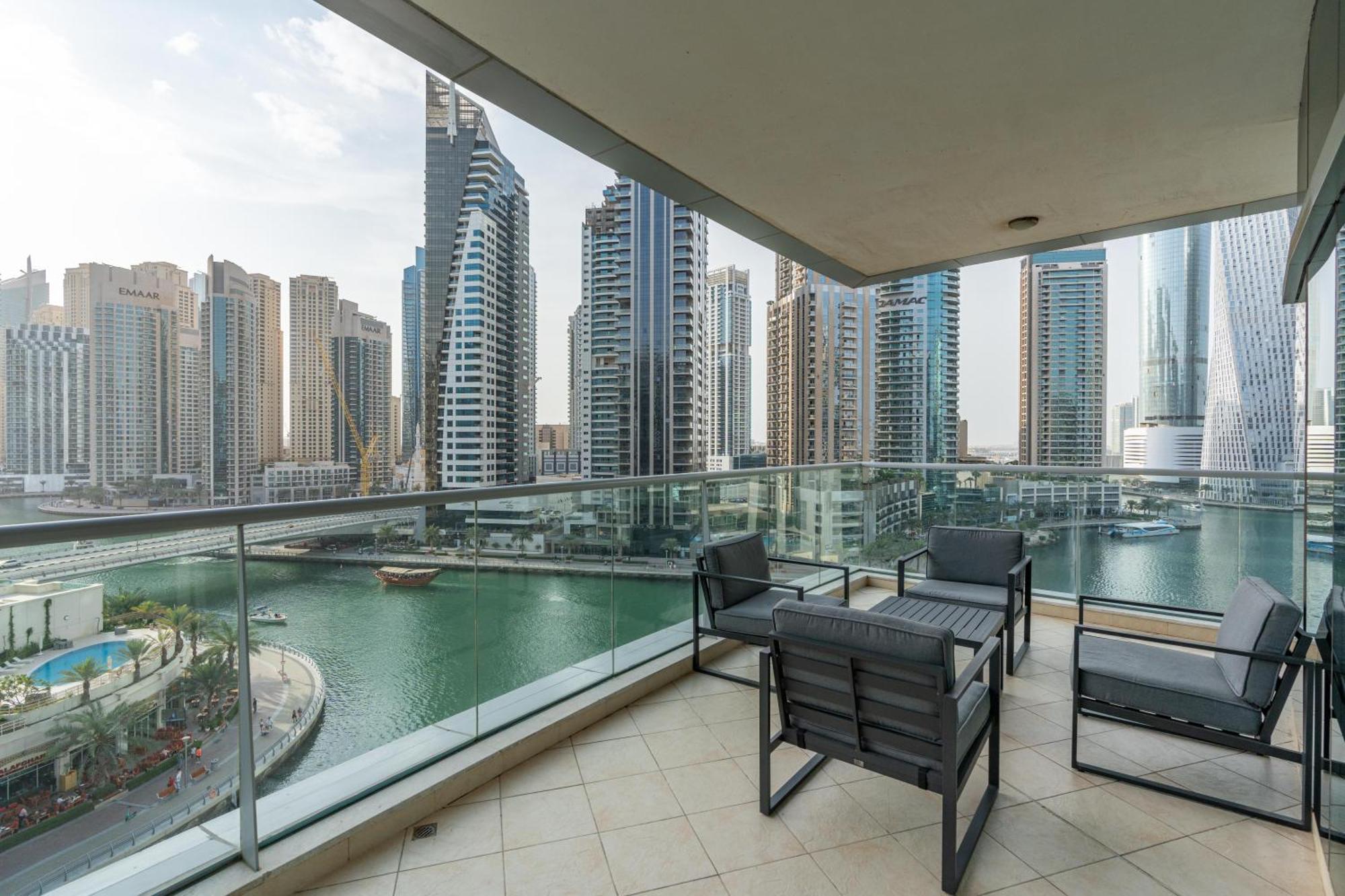 Vacay Lettings - Full Marina View 3 Bedroom Plus Maid Room Дубай Экстерьер фото